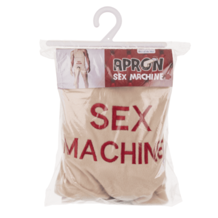 Кухонний фартух з плюшевим пенісом 52 см Sex Machine