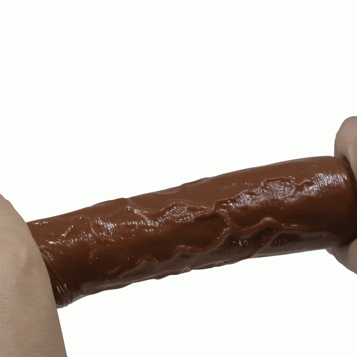Реалістичний вібратор - Pretty Love Osric Realistic Vibrating Dildo Brown