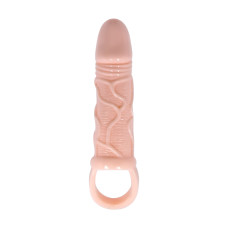 Насадка на член - Pretty Love Carson Vibrating Penis Sleeve Flesh