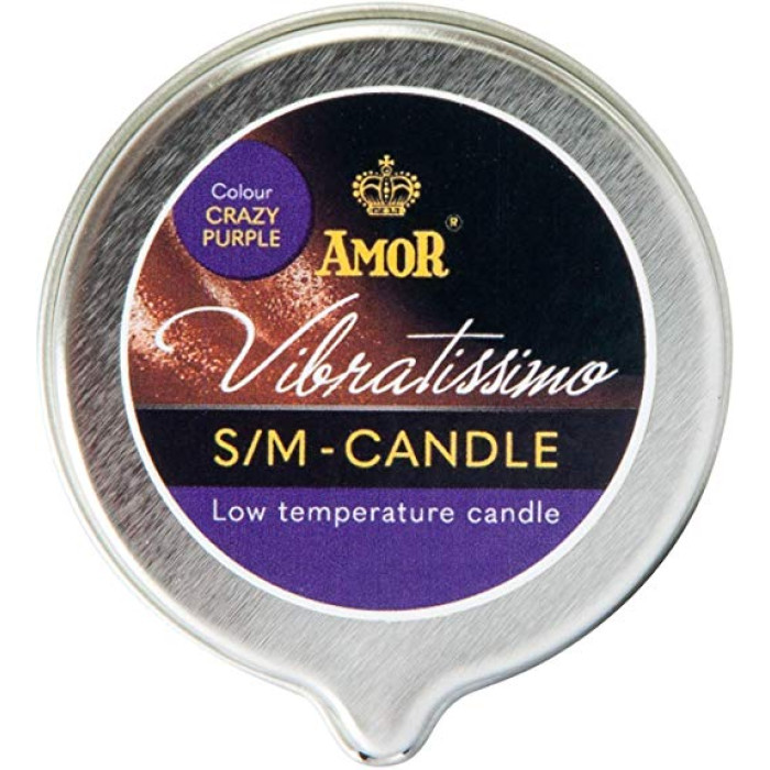 Масажна свічка - Vibratissimo Crazy Purple, 50 мл