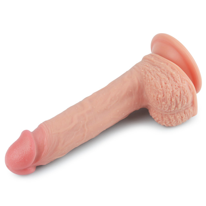 Фалоімітатор - Dual-Layered Silicone Cock 8.5" Flesh