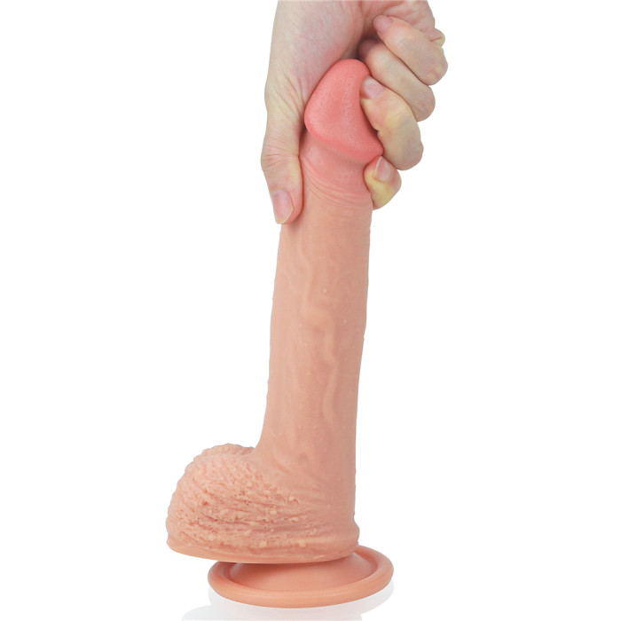 Фалоімітатор - Dual-Layered Silicone Cock 8.5" Flesh