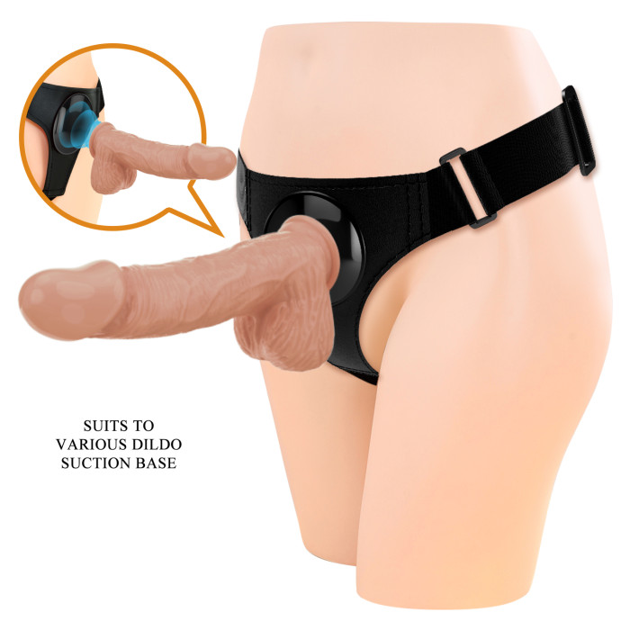 Страпон - Pretty Love Harness Briefs Jerry 7.6"