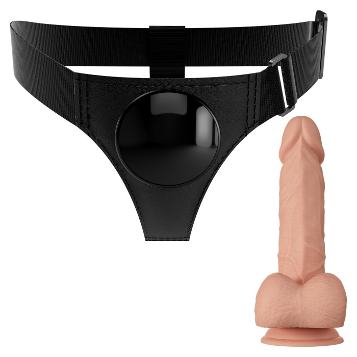 Страпон - Pretty Love Harness Briefs Jerry 7.6"