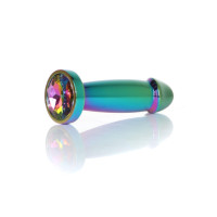 Анальна пробка - Jewellery Multicolour Penis Plug Clear S