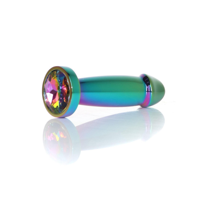 Анальна пробка - Jewellery Multicolour Penis Plug Clear S