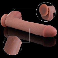 Фалоімітатор - Erospace Natural Play Silicone Dildo D3, 24 см