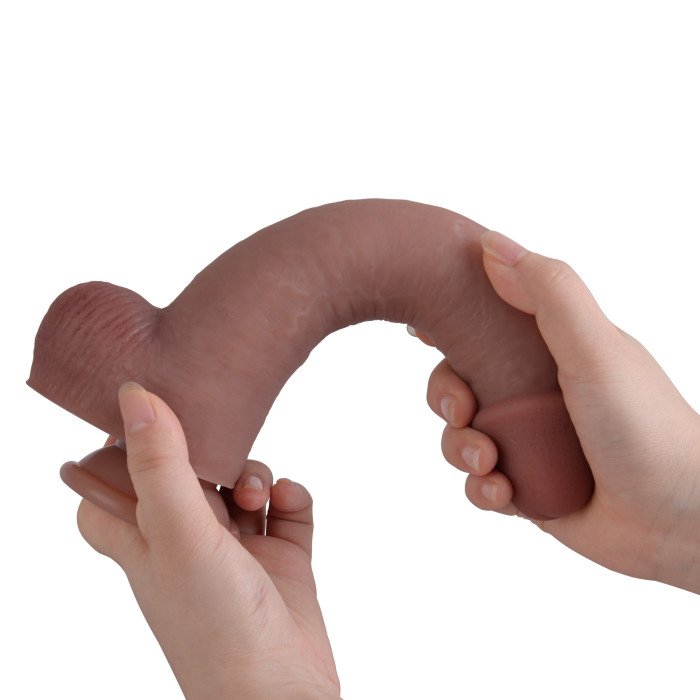 Фалоімітатор - Erospace Natural Play Silicone Dildo D3, 24 см