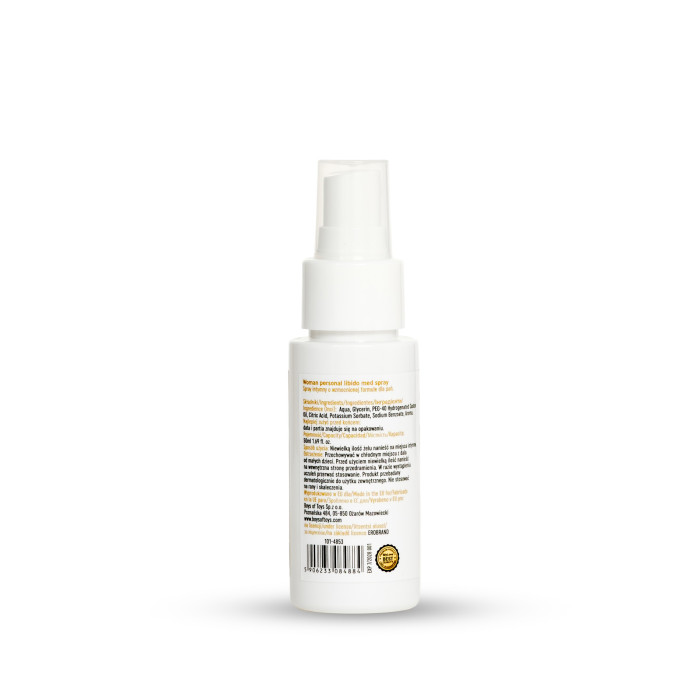 Інтимний спрей-лубрикант для жінок - MyLove Woman Personal Libido Med Spray, 50 мл