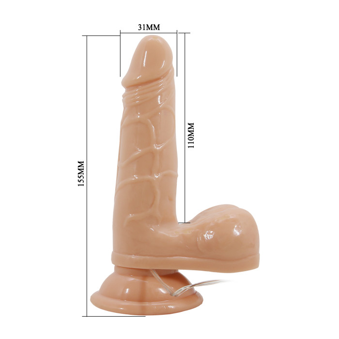 Вібратор - Barbara Genie Vibrator 6.1" Flesh