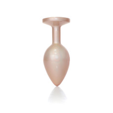 Анальна пробка - Jewellery Pearl Gold Plug Clear M