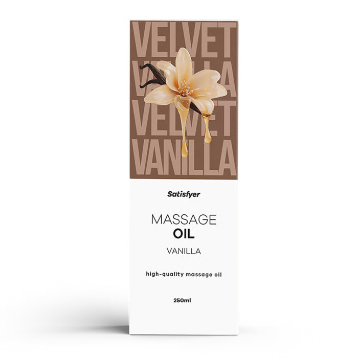 Масажна олійка - Satisfyer Massage Oil Vanilla, 250 мл (04.2027)