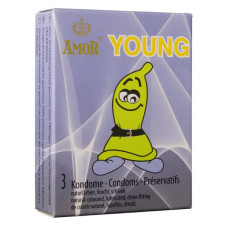 Презервативи - Amor Young, 3 шт.