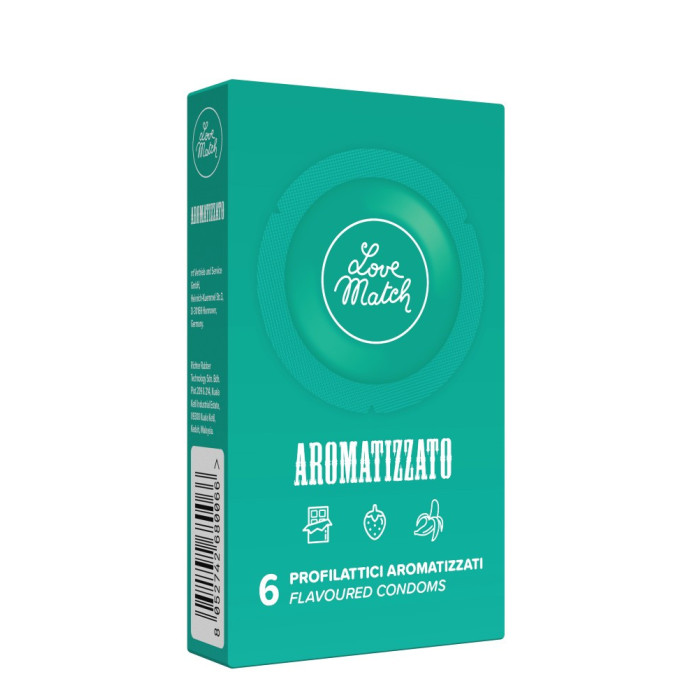 Презервативи - Aromatizzato (Flavoured), 6 шт.