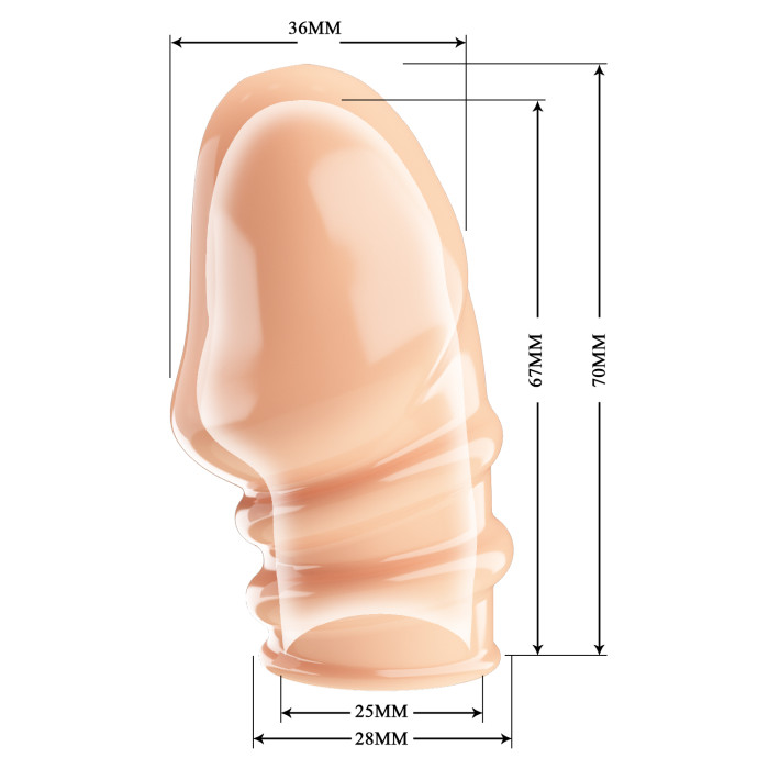 Насадка на член - Pretty Love Jeremy Penis Thicker Flesh