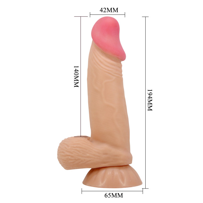 Фалоімітатор - Pretty Love Sliding Skin 7.6" Flesh