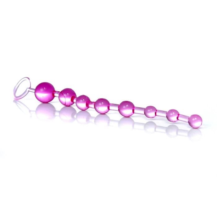 Анальний ланцюжок - Jelly Anal Beads Pink