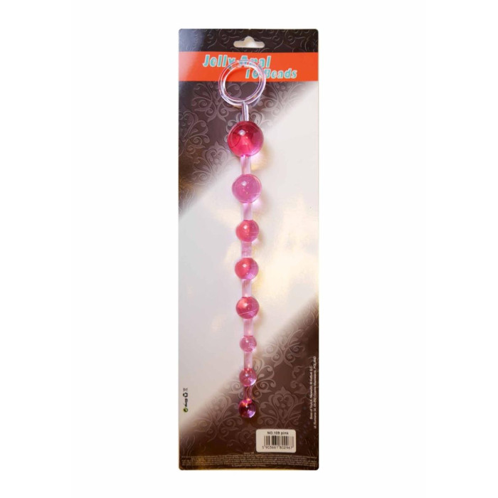 Анальний ланцюжок - Jelly Anal Beads Pink
