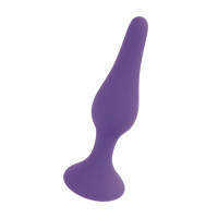 Анальна пробка - Silicone Purple Plug L