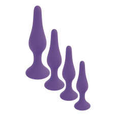 Анальна пробка - Silicone Purple Plug L