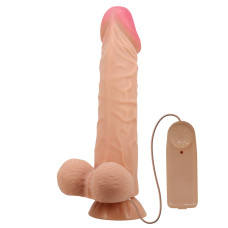 Вібратор - Pretty Love Sliding Skin 9.4" Flesh