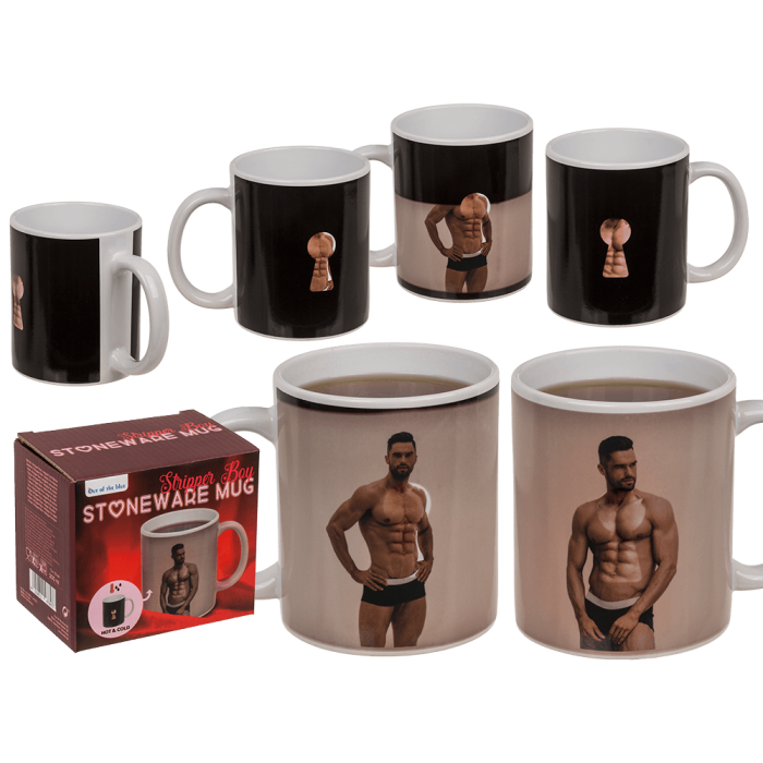 Чашка з термоефектом Stoneware Mug Stripper Boy, 300 мл
