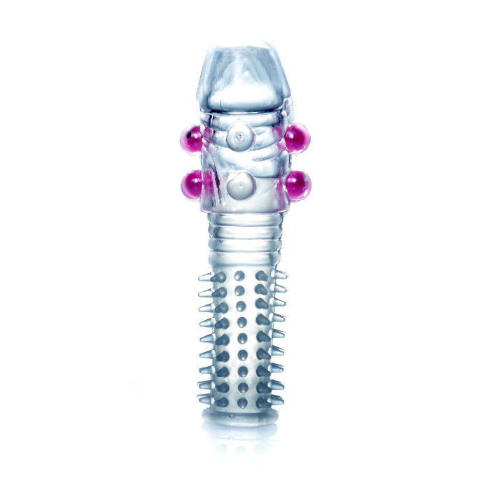Насадка на член - Penis Sleeve Beaded Clear