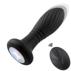 Анальна пробка - Thrusting Anal Plug Black