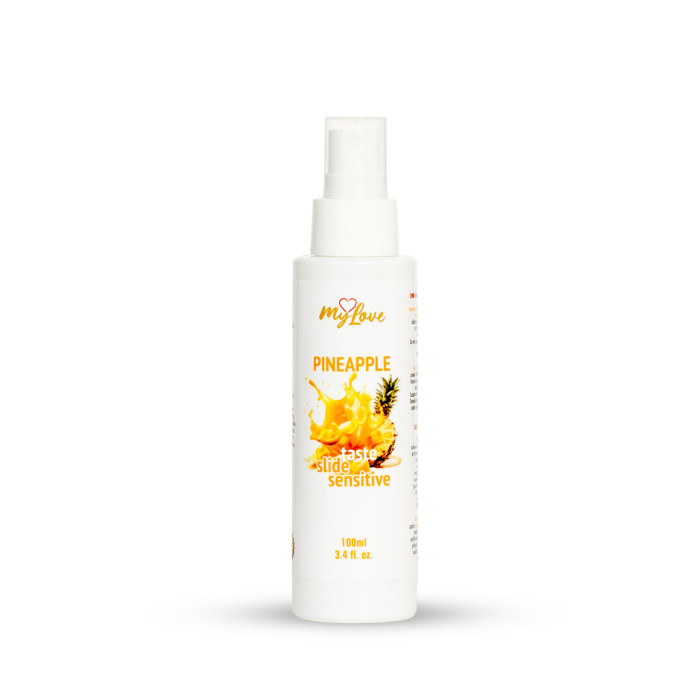 Інтимний гель-лубрикант - MyLove Taste Slide Sensitive Pineapple, 100 мл