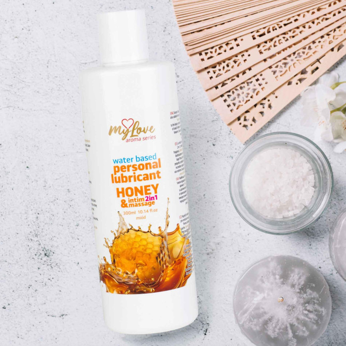 2в1 лубрикант та масажний гель - MyLove Aroma Series Intim&Massage Honey, 300 мл
