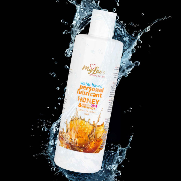2в1 лубрикант та масажний гель - MyLove Aroma Series Intim&Massage Honey, 300 мл