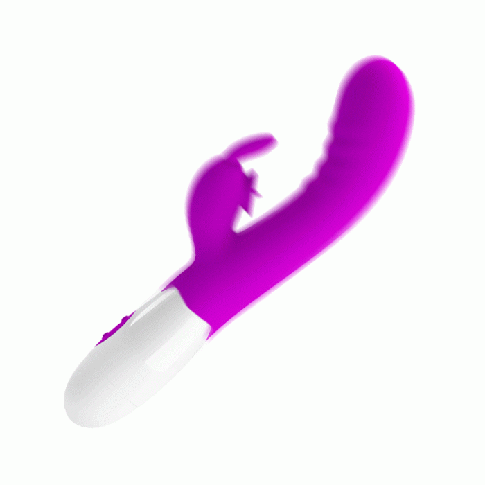 Вібратор - Pretty Love Cerberus Licking Vibrator Purple