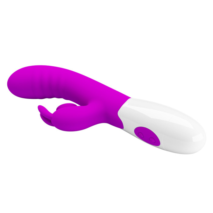 Вібратор - Pretty Love Cerberus Licking Vibrator Purple