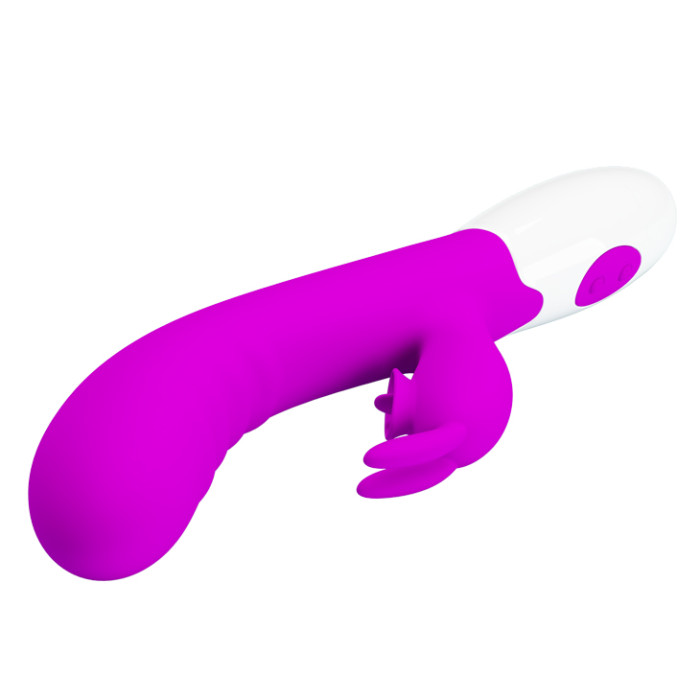 Вібратор - Pretty Love Cerberus Licking Vibrator Purple