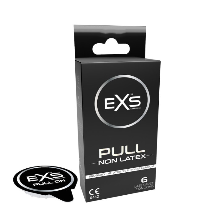 Презервативи - EXS Pull Non-Latex, 6 шт.