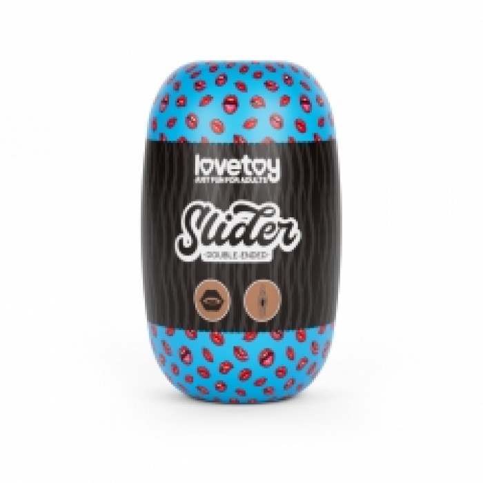 Мастурбатор - Slider Double-Ended Masturbator Mouth and Vagina Brown