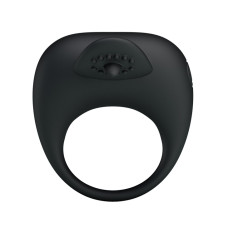 Ерекційне кільце - Pretty Love Stimulating Tonguo Penis Ring Black