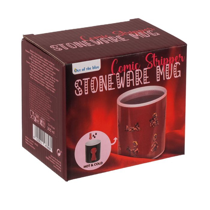Чашка з термоефектом Stoneware Mug Comic Stripper, 300 мл