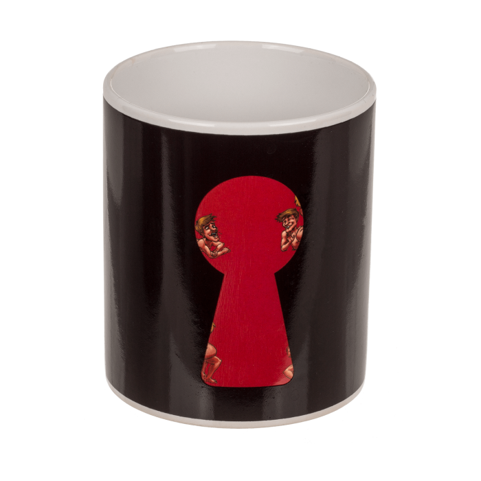 Чашка з термоефектом Stoneware Mug Comic Stripper, 300 мл