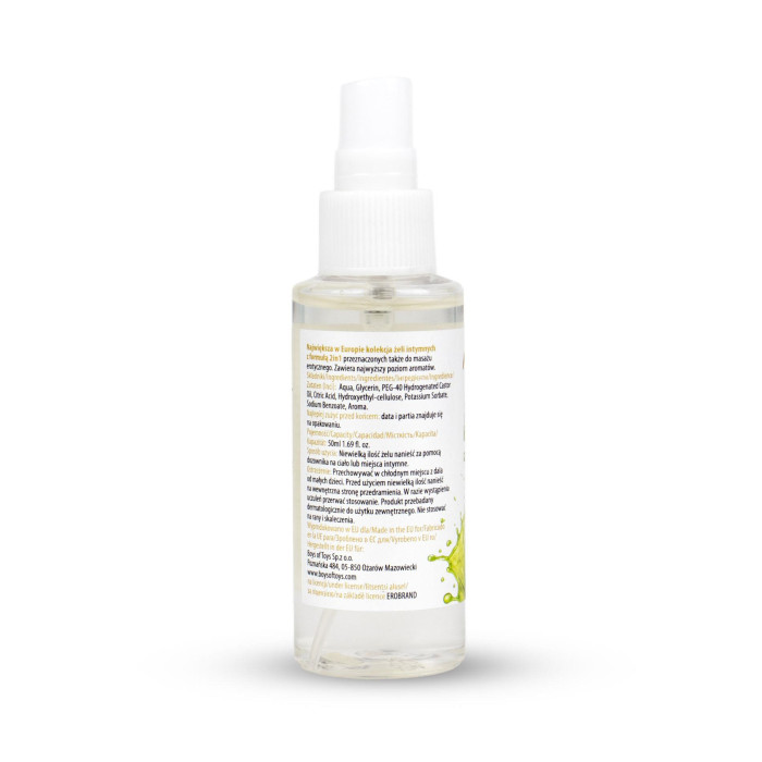 2в1 лубрикант та масажний гель - MyLove Aroma Series Intim&Massage Green Apple, 50 мл