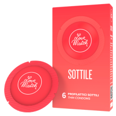 Презервативи - Sottile (Thin), 6 шт.