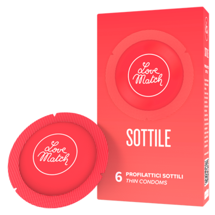 Презервативи - Sottile (Thin), 6 шт.