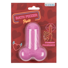 Бомбочка для ван Bath Fizzer Penis Strawberry, 100 г