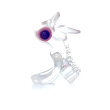 Ерекційне кільце - Tongue Vibro CockRing Clear