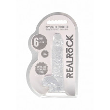 Фалоімітатор - Realrock Dildo 6" Transparent
