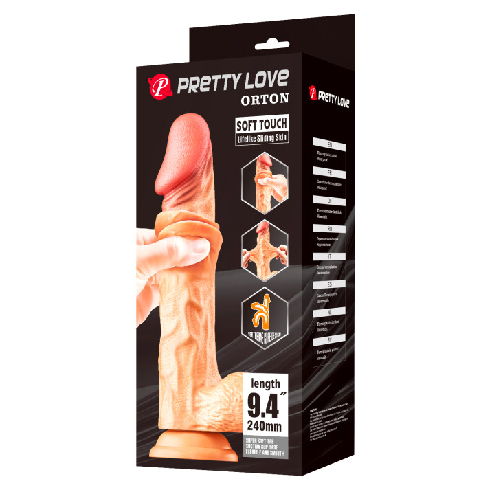 Фалоімітатор - Pretty Love Sliding Skin 9.4" Flesh