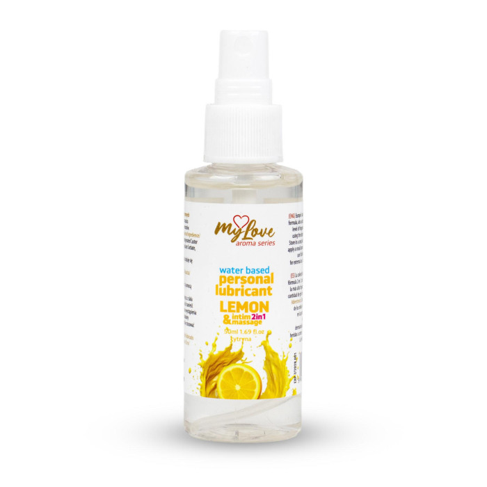 2в1 лубрикант та масажний гель - MyLove Aroma Series Intim&Massage Lemon, 50 мл