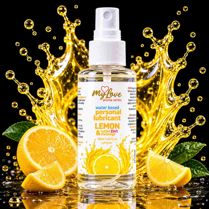 2в1 лубрикант та масажний гель - MyLove Aroma Series Intim&Massage Lemon, 50 мл