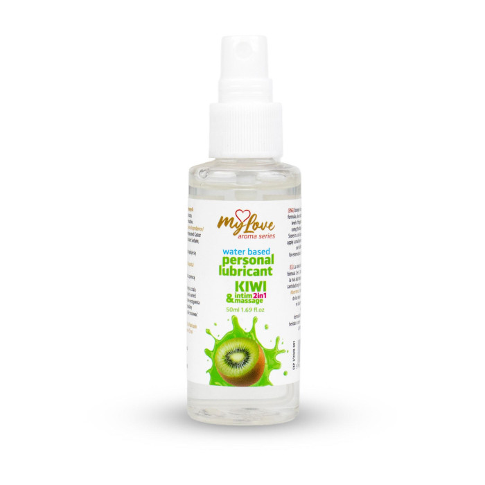2в1 лубрикант та масажний гель - MyLove Aroma Series Intim&Massage Kiwi, 50 мл