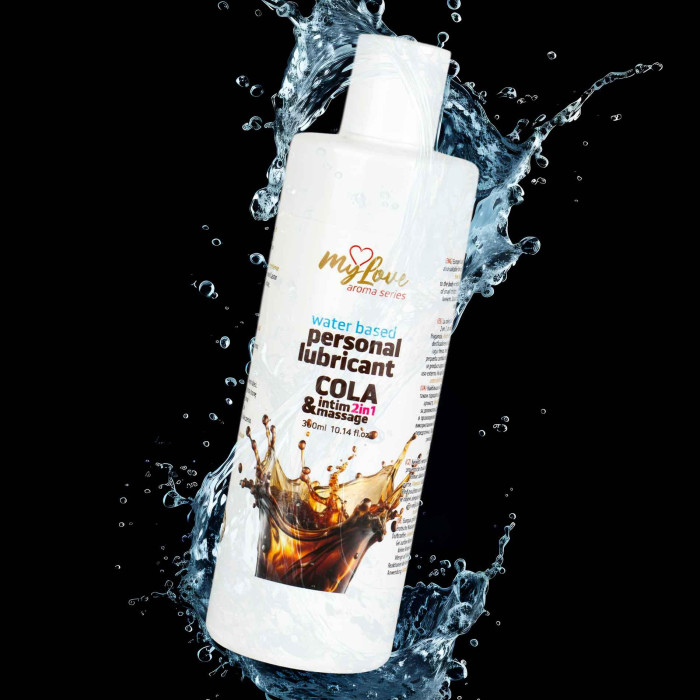 2в1 лубрикант та масажний гель - MyLove Aroma Series Intim&Massage Cola, 300 мл